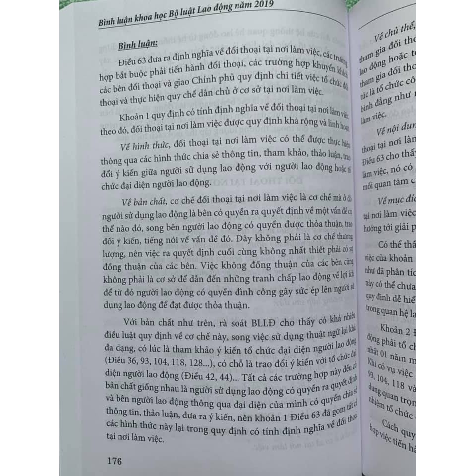 Sách - Bình luận khoa học Bộ luật lao động 2019