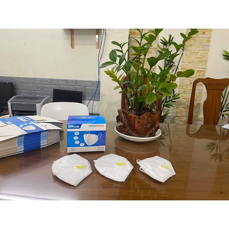 Khẩu Trang N95 Có Van - KO VAN Đóng Gói Từng Cái An Toàn Tuyệt Đối
