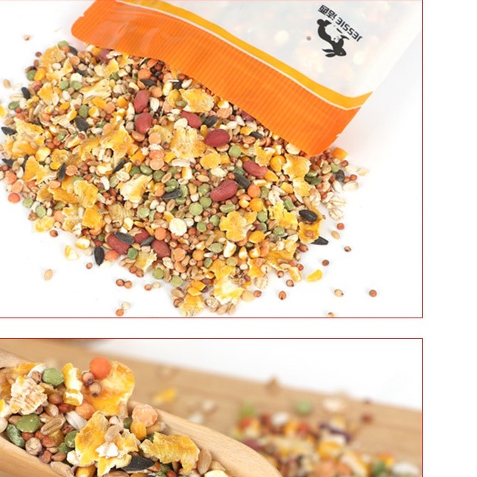 Ngũ cốc hoa quả thức ăn cho Hamster, nhím, sóc