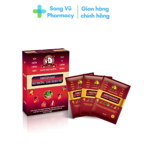 Shitinsof - Dầu gội đen tóc Hán Phương Linh Chi