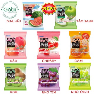 [BÉ 12 THÁNG] THẠCH TRÁI CÂY ORIHIRO GÓI 6 TÚI- GABII STORE