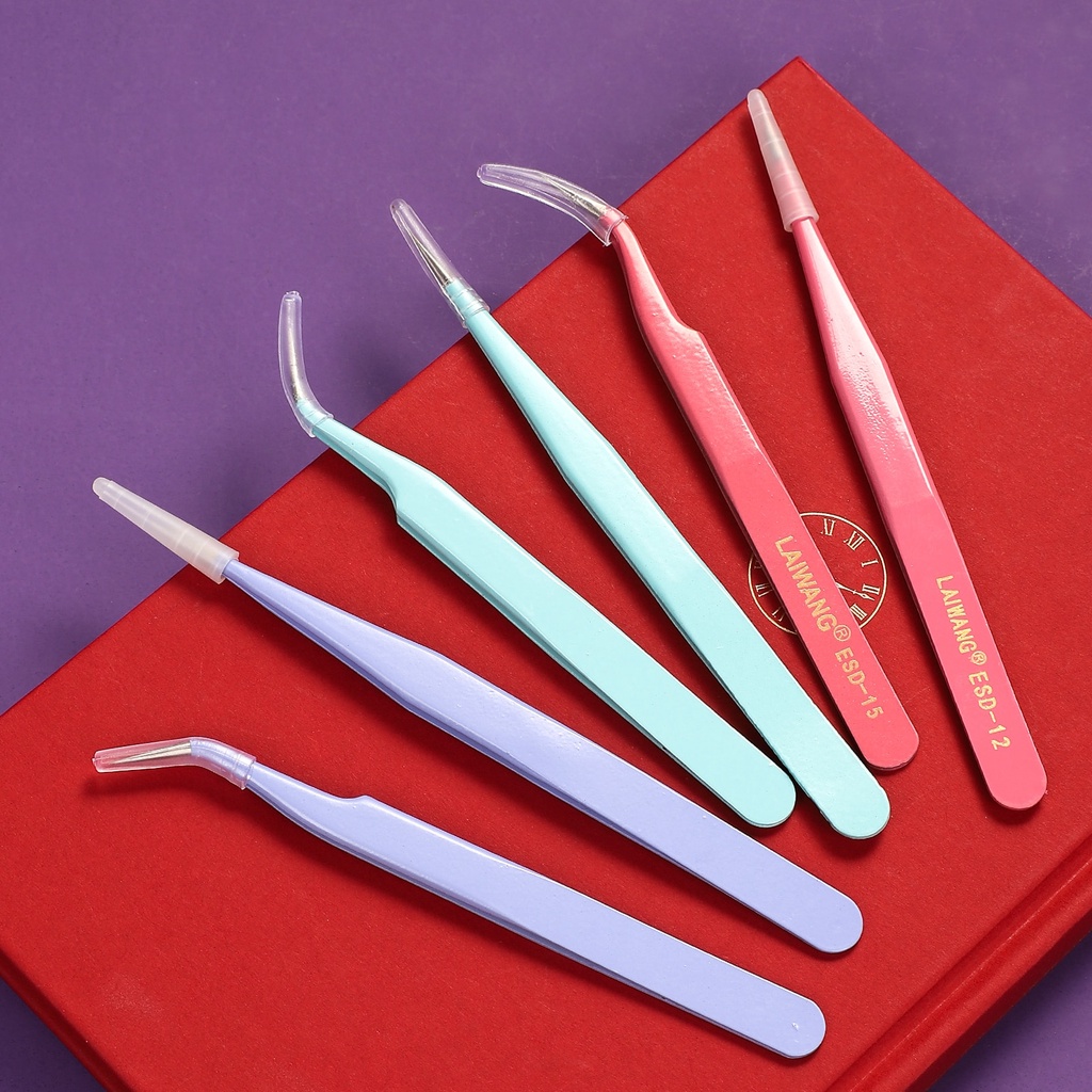 Nhíp dán nhãn dán bằng thép không gỉ màu sắc ngọt ngào