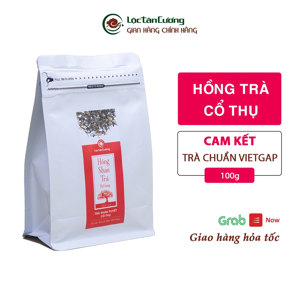 Hồng Trà Shan Tuyết Hà Giang Lộc Tân Cương Túi 100g - Hồng Trà Cổ Thụ Cao Cấp