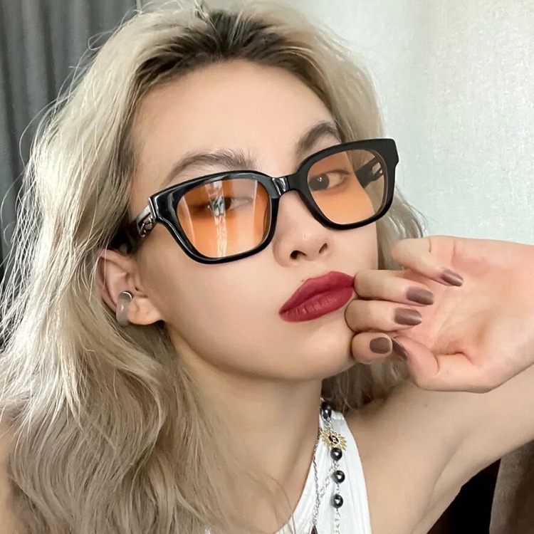 Lưng Kính Mát Gọng Vuông Nhỏ Phong Cách Hip hop Thời Trang Cho Nam Và Nữ