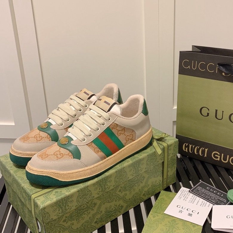 💟 Siêu Cấp 💟 Giày Gucci Sơn Tùng Bản Đẹp, Giày GC Sơn Tùng Nam Nữ 3 Màu Hồng ,  Xanh , Tím