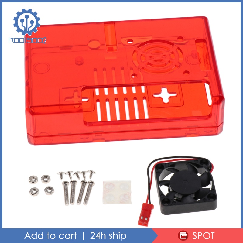 [KOOLSOO2]  Cooler Fan+Computer Box Case Enclosure Kit for Raspberry Pi 3 #1