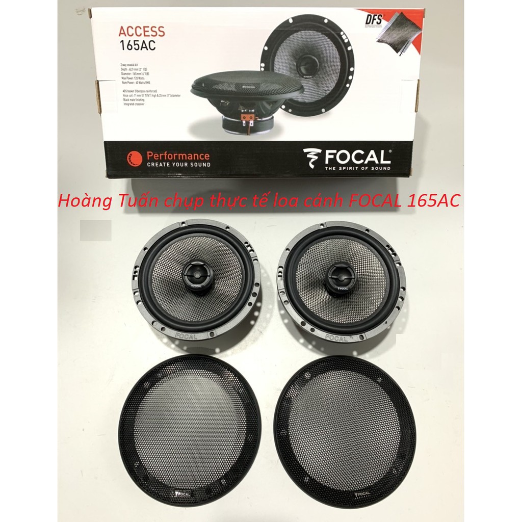 Bộ 2 loa cánh cửa ô tô Focal Access 165AC cao cấp âm bass chắc BH 1 năm