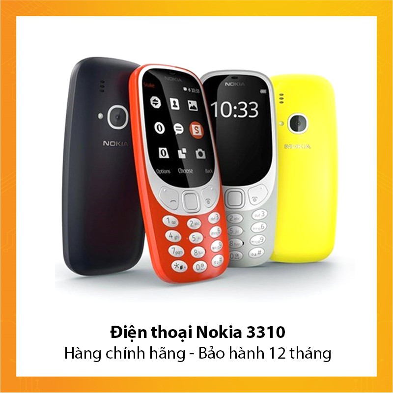 Điện thoại Nokia 3310 - Hàng chính hãng - Bảo hành 12 tháng