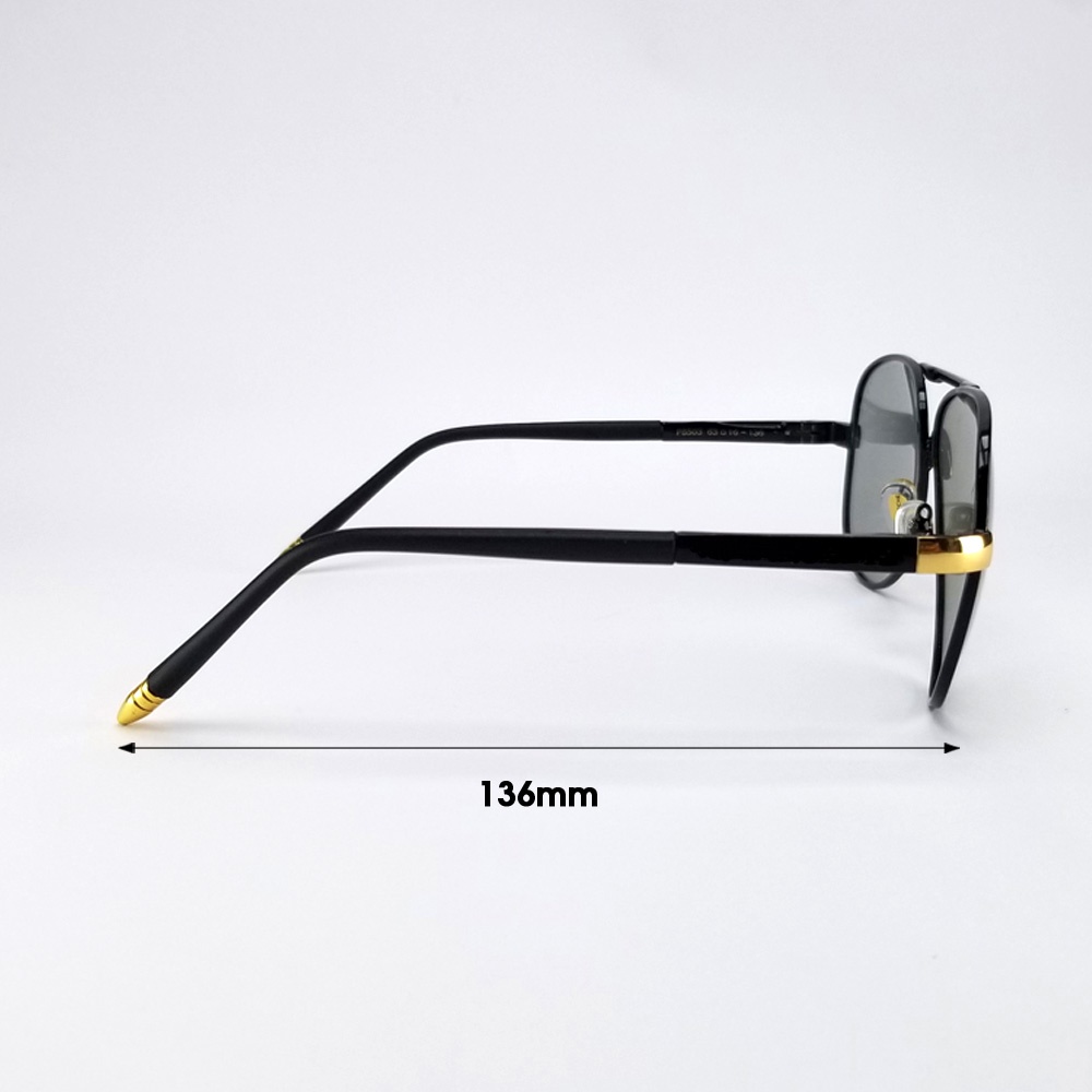 Kính mát nam nữ đổi màu đi ngày và đêm mắt phi công râm mát 8503 - Mắt kính tròng nhựa polaried, chống tia UV, ôm mặt