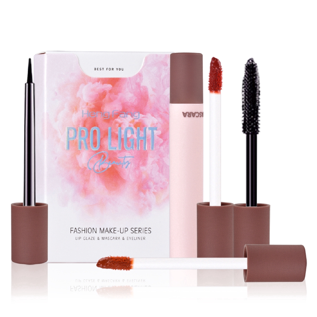 Bộ 4 Sản Phẩm Trang Điểm Hengfang H7052 Làm Đẹp Lâu Trôi Bền Màu Tiện Dụng