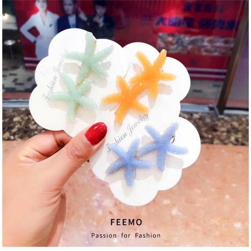 Kẹp tóc hình sao biển dễ thương hợp thời trang cho nữ