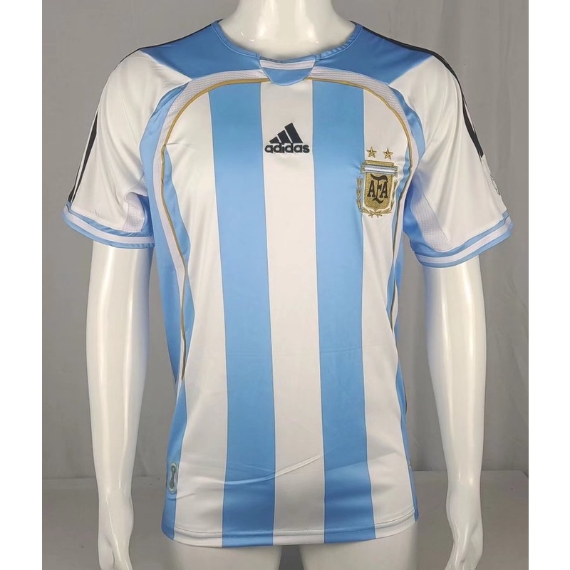 Áo Thun Bóng Đá Ngắn Tay Số 06 Argentina