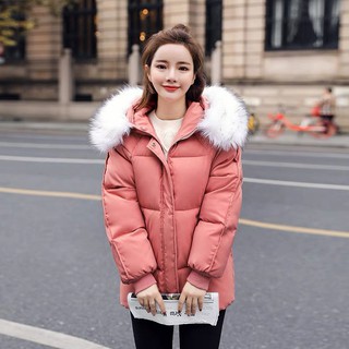 áo khoác phao nữ cổ lông siêu ấm hàng đạt chuẩn chất lượng mẫu mới keng ta100