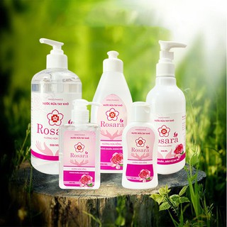 gel rửa tay khô 🎁 FREESHIP 🎁 Nước Rửa Tay Khô Sát Khuẩn ROSARA Hương Hoa Hồng