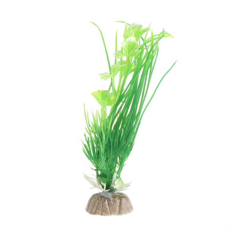 Cây cỏ nhựa nhân tạo trang trí làm đẹp hồ cá