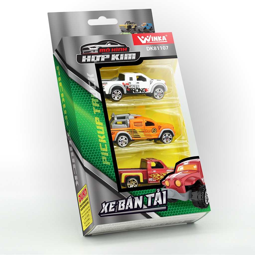 Mô Hình Hợp Kim - Xe Bán Tải DK81107 - Duka