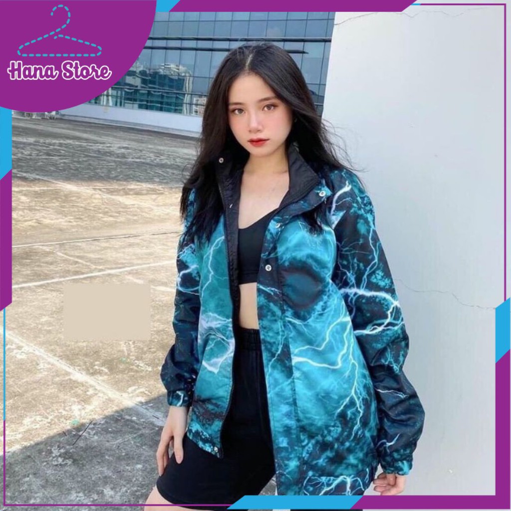 Áo khoác dù 2 lớp 3D loang sấm chớp - Hana Store | BigBuy360 - bigbuy360.vn