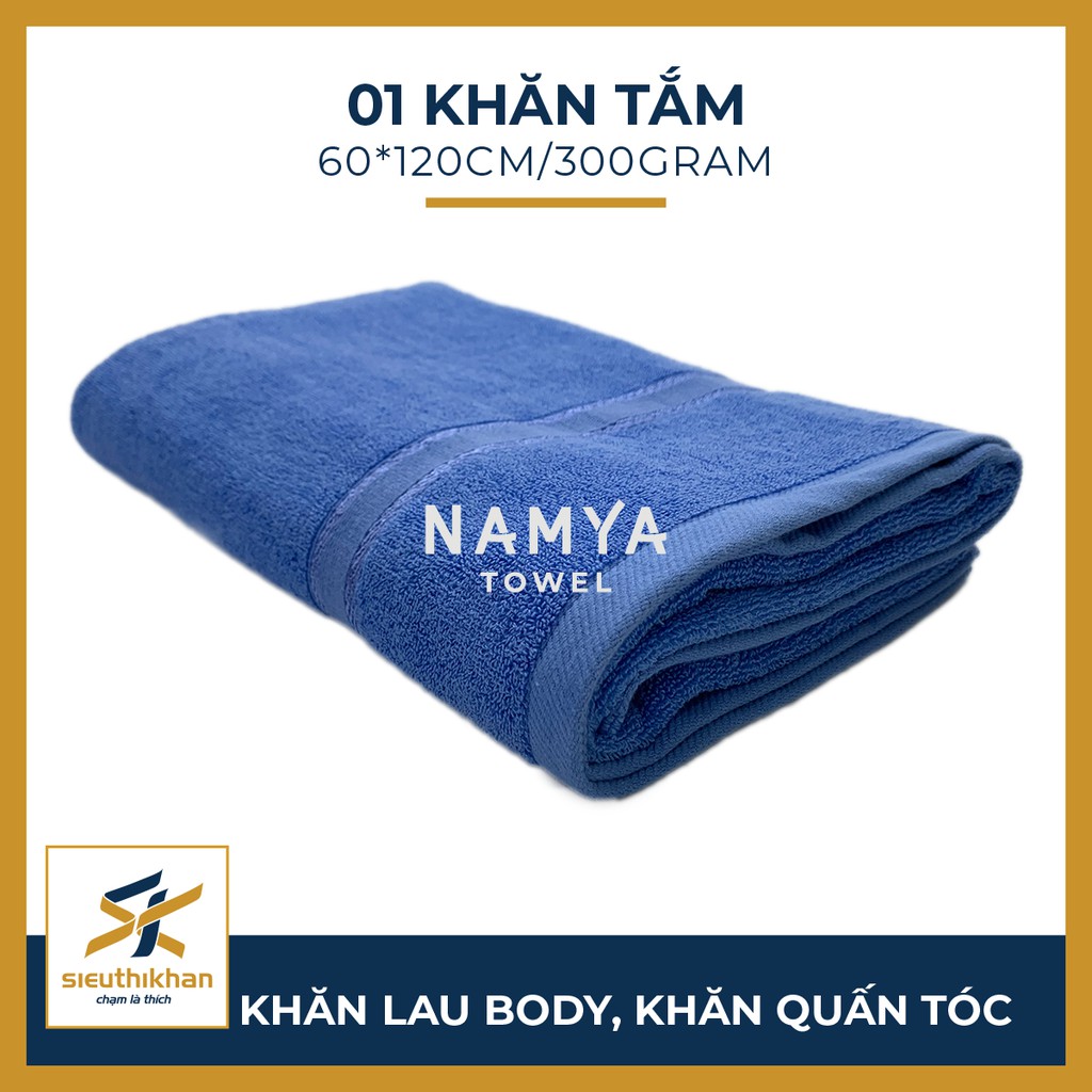 KHĂN TẮM CỠ VỪA 60*120CM MỀM MẠI, HÚT NƯỚC, NHANH KHÔ | NAMYA NBH8M