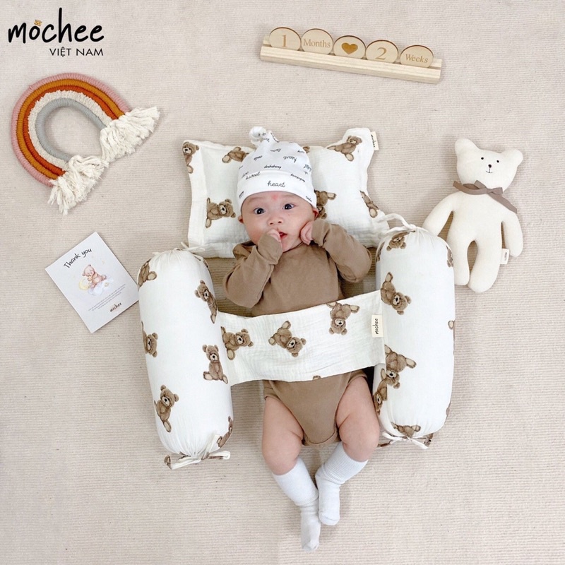 Mochee - Bộ chặn bông kèm gối MCE00290