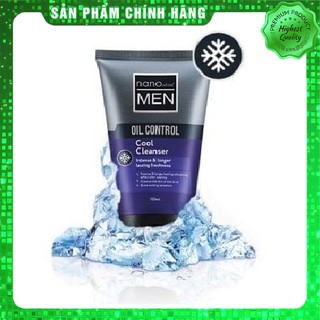 Sữa rửa mặt nam kiểm soát nhờn, kiểm soát dầu, da mụn NanoWhite Men 100ml