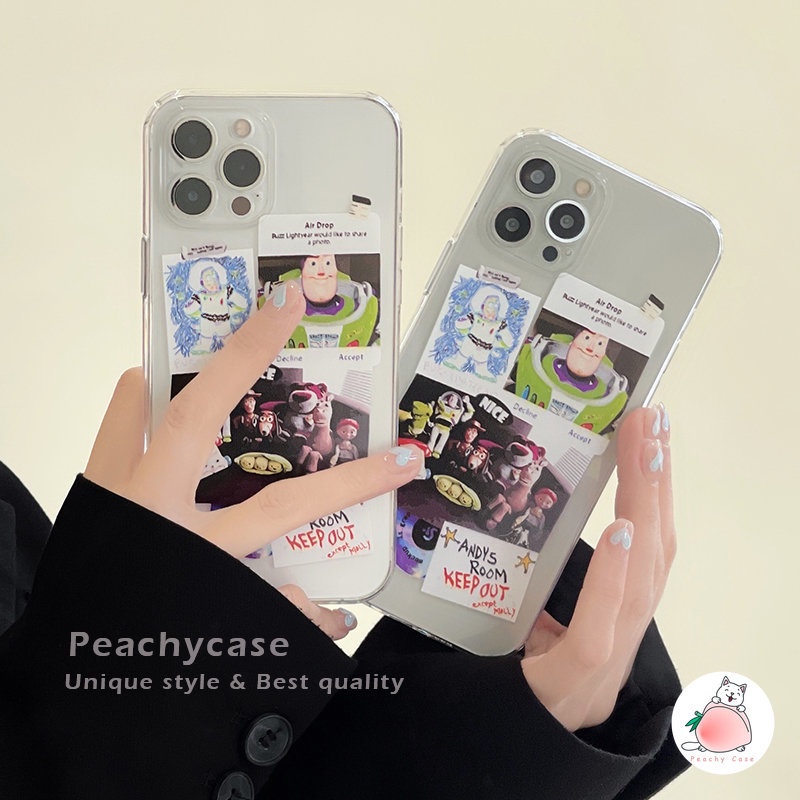Ốp Điện Thoại TPU Mềm Trong Suốt Hình Buzz Lightyear Cho iPhone 14 13 12 Pro Max 11 Xr Xs Max X 7 8 Plus Se 2020 14max 14pro