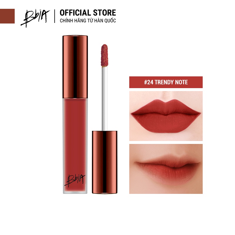 [Best Choice] - Son Kem Lì Bbia Last Velvet Lip Tint (02,12,14,23,24,36) 5g - Bbia Official Store