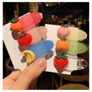 Phụ kiện tóc màu dâu tây Hàn Quốc dễ thương