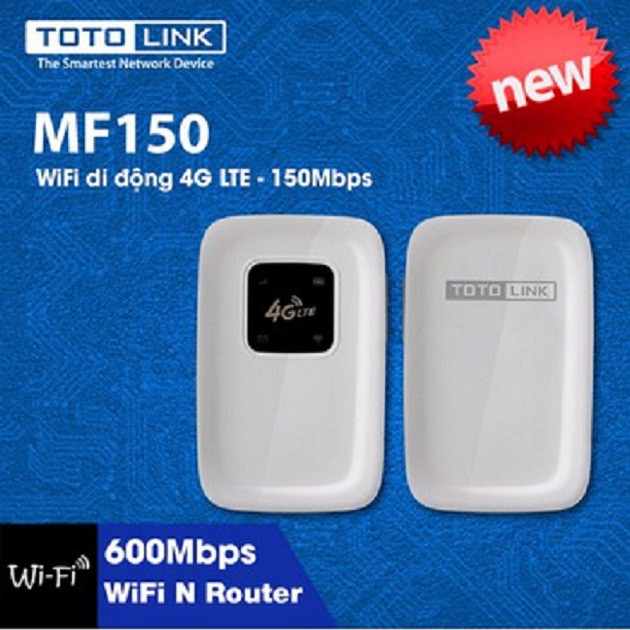 Thiết bị phát Wi-Fi di động 4G LTE TOTOLINK MF150-Hãng Chính Thức | BigBuy360 - bigbuy360.vn