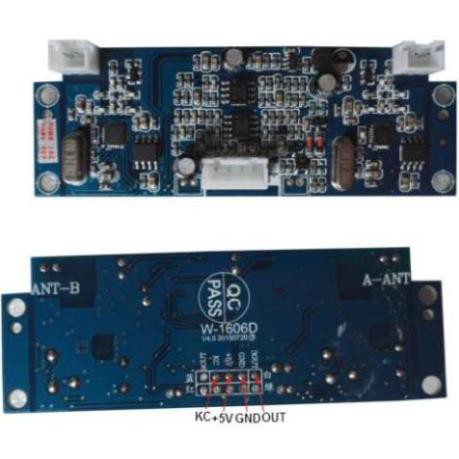 Micro không dây đôi VHF loa kéo mạch loa kéo tần số 239.4MHz và 261.8MHz, micro cho loa kéo