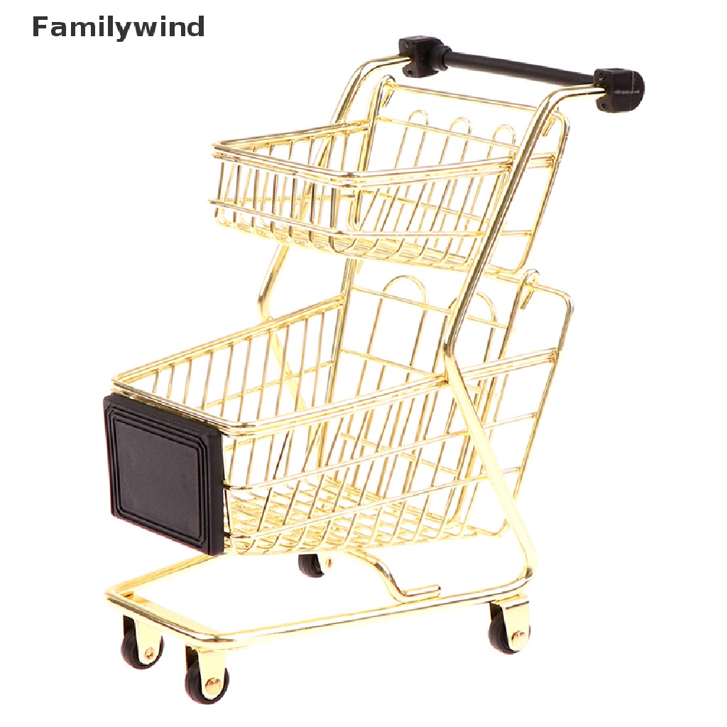 Mô Hình Xe Đẩy Siêu Thị Mini Dễ Thương 1 / 6