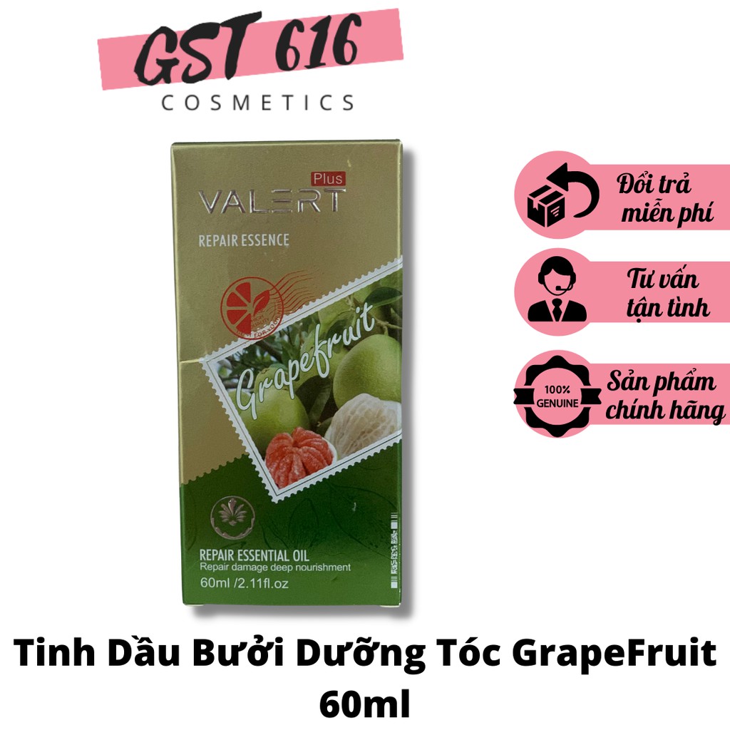 Tinh dầu bưởi Grapefruit Organic chính hãng kích thích mọc Tóc 60ml