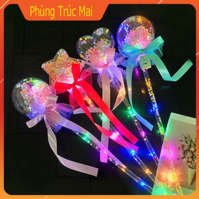 Gậy công chúa pha lê phát sáng cho bé
