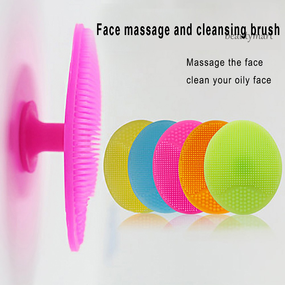 [Hàng mới về] Bàn chải silicon làm sạch da mặt tẩy tế bào chết