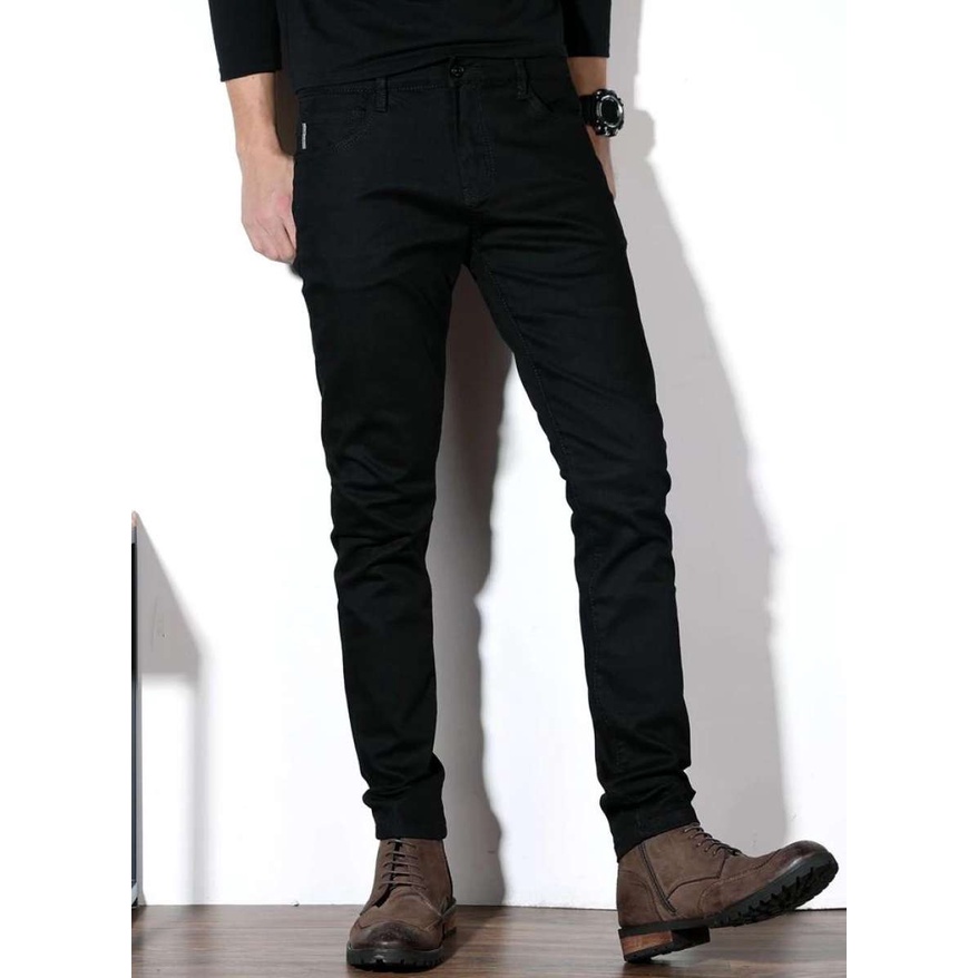 QUẦN JEAN NAM CAO CẤP ĐEN CO GIÃN 4 CHIỀU THỜI TRANG Đ&P 010