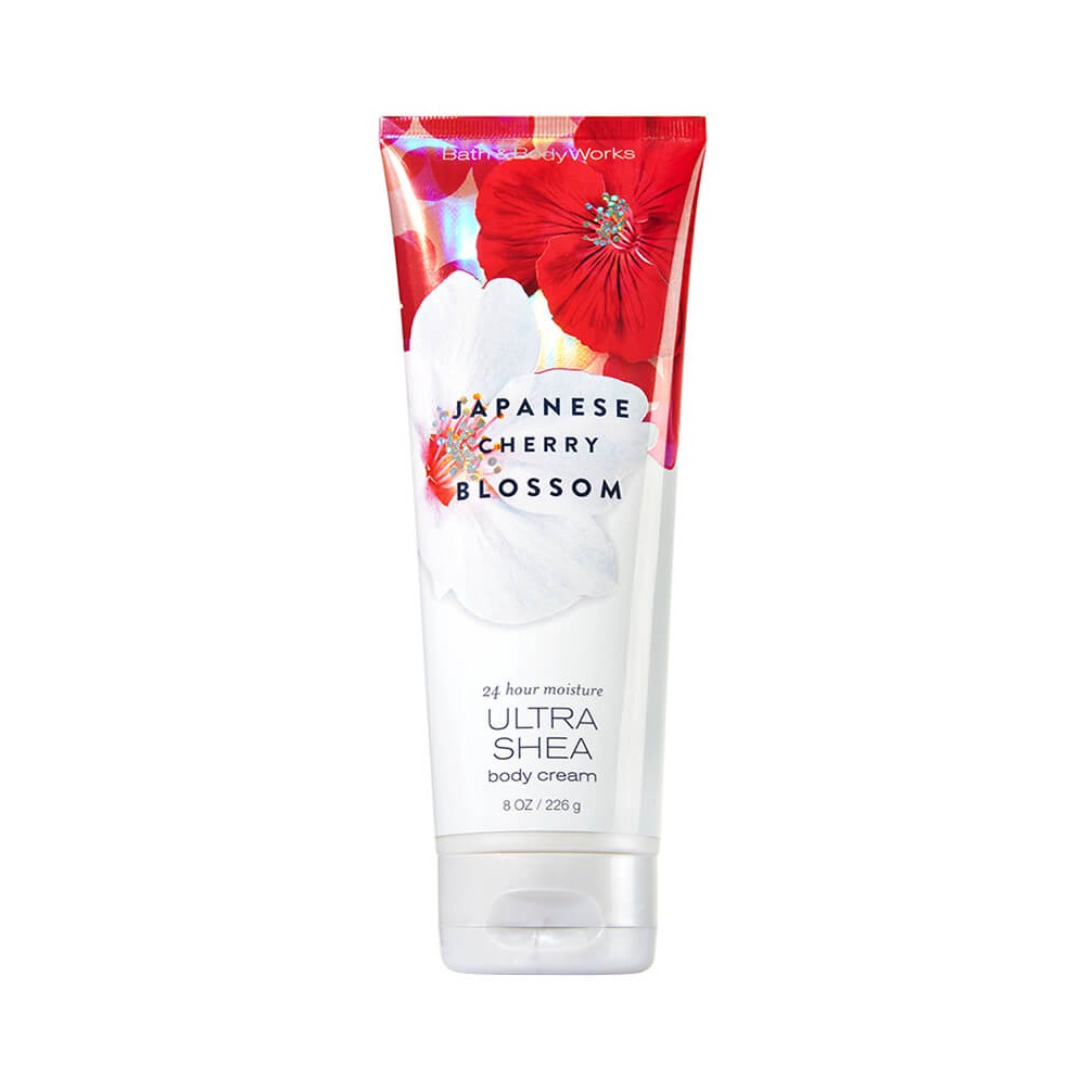 Kem Dưỡng Thể Bath & Body Works Japanese Cherry Blossom 24 Hour Moisture Ultra Shea Body Cream