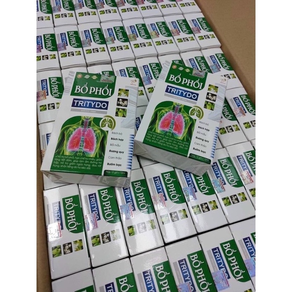 Bổ phổi  Tritydo giúp bổ phổi -giảm ho- hạn chế tăng tiết dịch đờm hộp 12 gói *10 ml