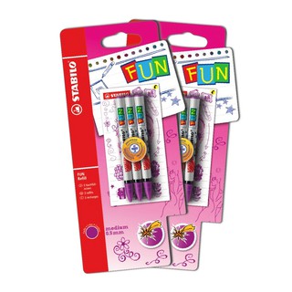 Ruột Bút nước Stabilo Fun Refill (Bộ 6 Ruột)