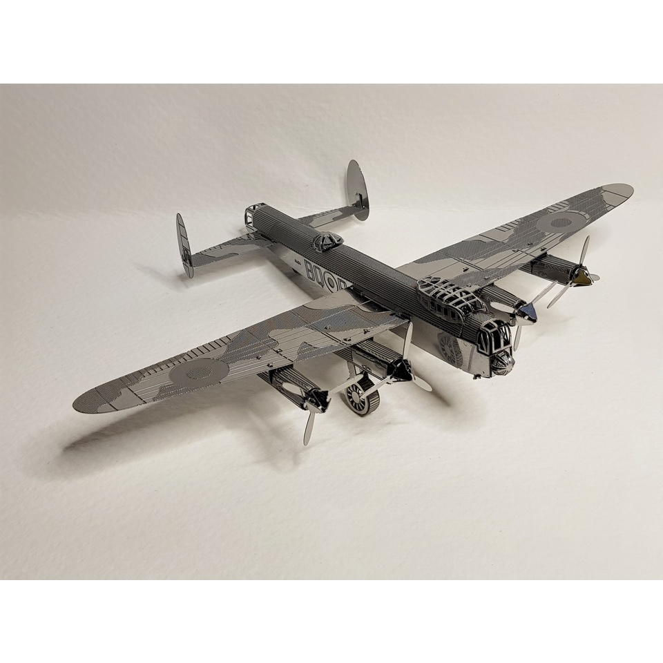 Mô Hình Kim Loại Lắp Ráp 3D Metal Mosaic Máy Bay Avro Lancaster Bomber