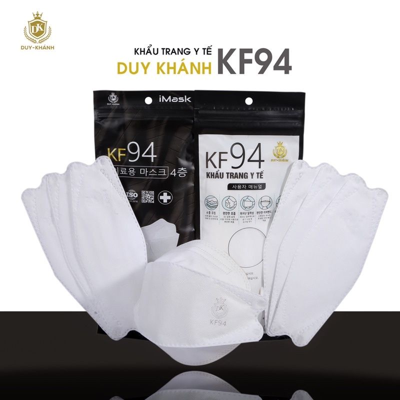 [4D imask3] Khẩu trang y tế KF94 công nghệ Hàn Quốc 4 lớp kháng khuẩn cao cấp
