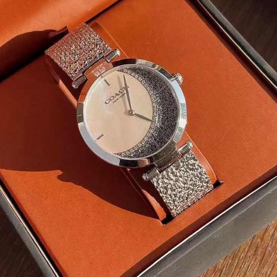 Đồng hồ Nữ Coach Trăng Khuyết 14503653 14503766  - Dây Thép Nhuyễn - Size 34mm