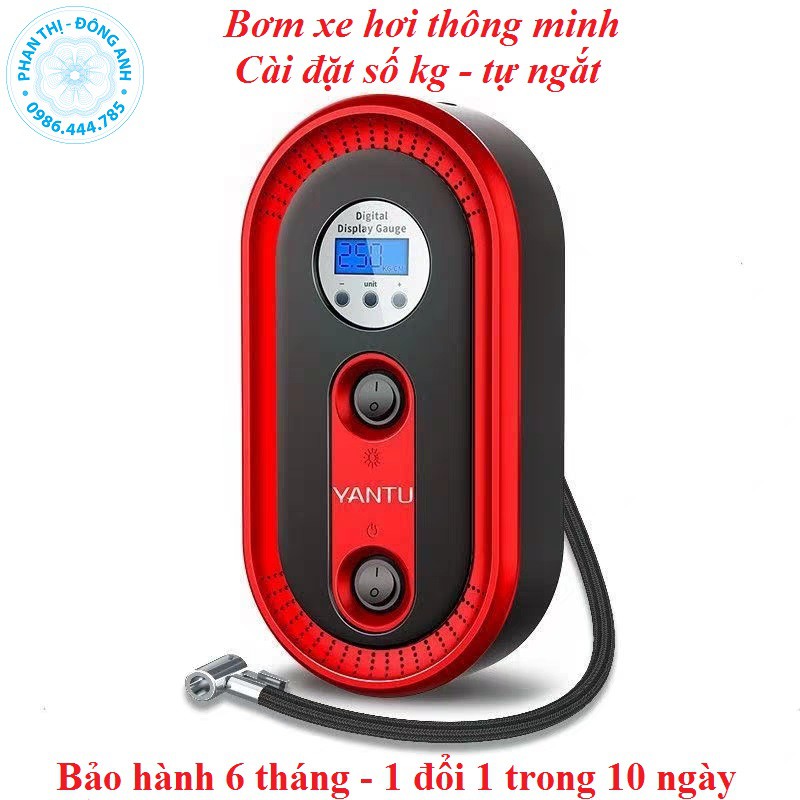 Máy Bơm Lốp ô tô xe hơi, Máy bơm lốp xe, tự động ngắt cho xe hơi, ô tô, xe tải, xe máy, xe đạp