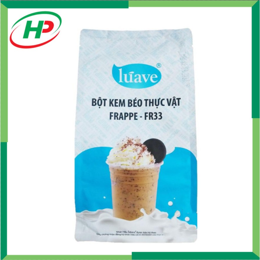 Bột kem béo thực vật Frappe FR33 LUAVE - 1 Kg - [CHỐNG TAN TÁCH NƯỚC] - SP000740 - Nguyên liệu pha chế trà sữa HIỆP PHÁT