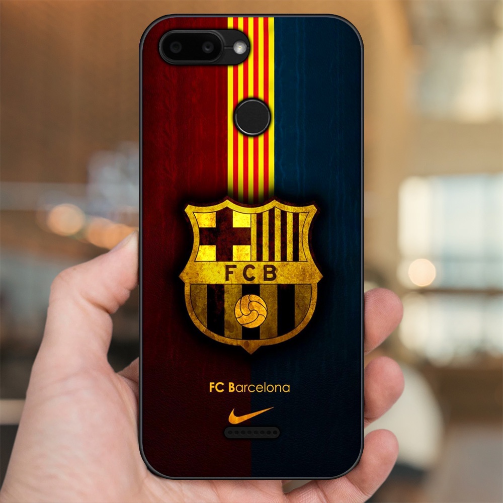 Ốp lưng Xiaomi Redmi 6 viền đen in hình Barcelona Barca