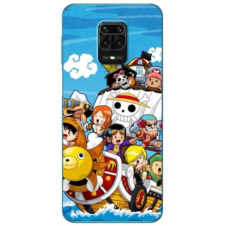 Ốp lưng Xiaomi Redmi Note 9, Note 9s, Note 9 Pro in hình Tàu Onepiece