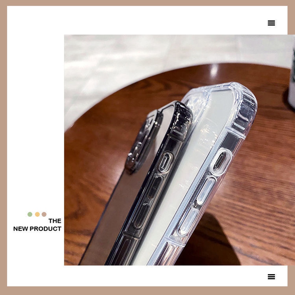 Ốp Điện Thoại TPU Mềm Trong Suốt Siêu Mỏng Chống Sốc Chống Thấm Nước Cho iPhone 11 13 14 12 Pro Max X XS XR 7 8 Plus