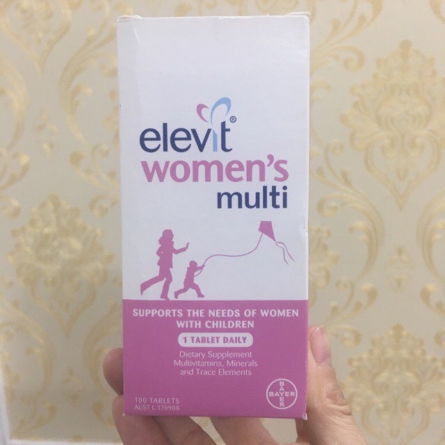 Elevit Women's Multi - VITAMIN TỔNG HỢP ELEVIT CHO PHỤ NỮ SAU KHI SINH 100 VIÊN