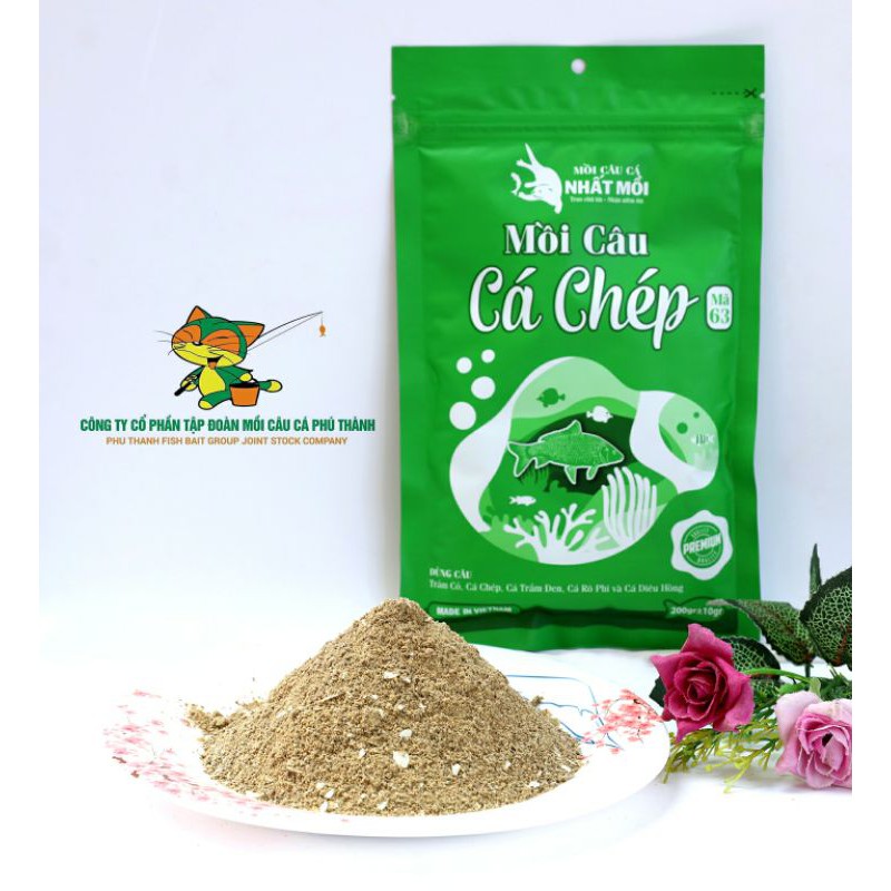 mồi câu cá Nhất Mồi - mồi câu cá chép xanh đỏ