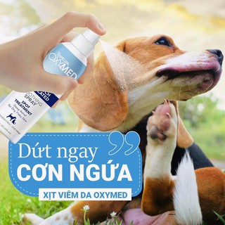 CHAI XỊT ĐẶC TRỊ VIÊM DA, GIẢM NGỨA CHO CHÓ MÈO OXYMED TROPICLEAN