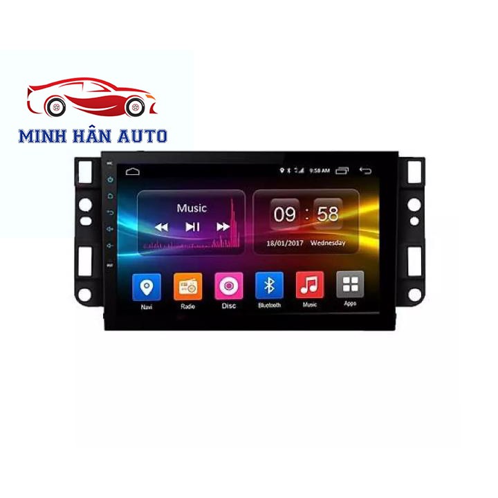 Màn hình Android  WIFI RAM 2G ROM 32G cho xe CHEVROLET CAPTIVA, kích thước lớn 9 inch, độ phân giải cao
