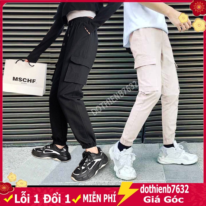 Quần Jogger kaki Nam Nữ ống côn bo gấu độc đáo kiểu dáng Ulzzang Tây Âu Hot 2024